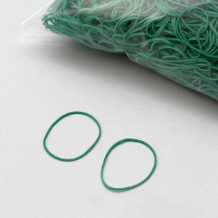 Elastico, verde 40 mm | 1 mm