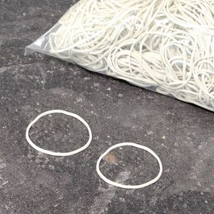 Elastico, bianco 50 mm | 1.5 mm