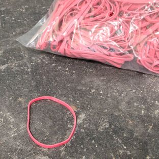 Elastico, rosso 50 mm | 3 mm