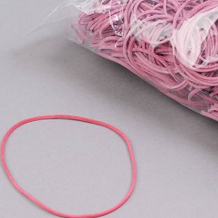 Elastico, rosso 80 mm | 1 mm