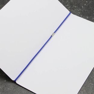 Cordino elastico, chiuso a cerchio blu  | 410 mm