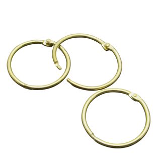 Anelli per rilegatura Metallo 32 mm  | oro 