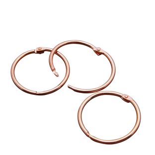 Anelli per rilegatura Metallo 38 mm  | rame 