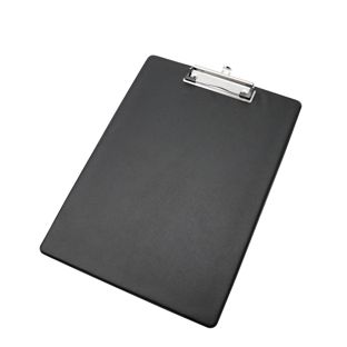 Portablocco con rivestito in plastica A4  | nero 