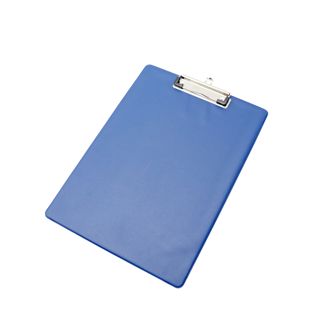 Portablocco con rivestito in plastica A4  | blu 