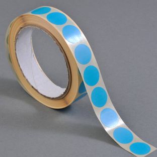 Bollini adesivi colorati, azzurro  | 20 mm