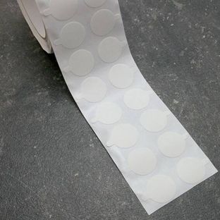 Bollini biadesivi, forte/forte 30 mm | 1000 pz