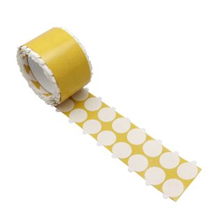 Bollini biadesivi PET, forte/forte 30 mm | 1000 pz