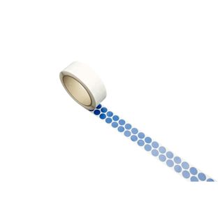 Bollini adesivi in tessuto, blu scuro 15 mm | 1000 pz