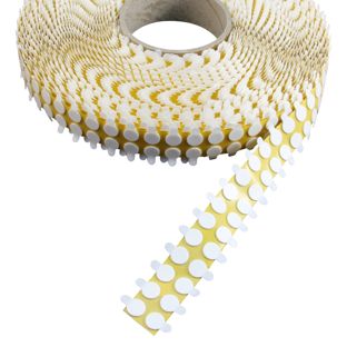 Bollini biadesivi in schiuma, 1 mm di spessore, forte/forte 12 mm | 5000 pz