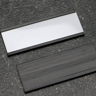 Supporto per etichette, profilo a C, magnetico, sezioni 40 mm | 100 mm | non autoadesivo 