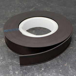 Supporto per etichette, profilo a C, magnetico, su rotolo 40 mm | incl. carta per inserti e foglio protettivo  | 10 m