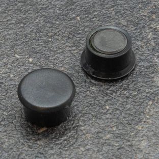 Magnete da ufficio, rotondo 13 mm | nero 