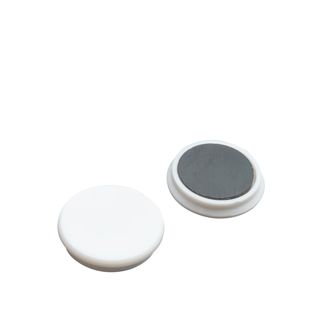 Magnete da ufficio, rotondo 32 mm | bianco 