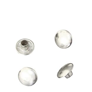 Rivetti tubolari doppi, parte superiore, tipo A, 9 mm diametro testa 