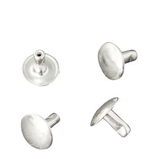 Rivetti tubolari doppi, parte inferiore, chiuso, tipo A, 7 mm diametro testa 