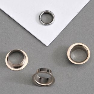Occhielli per carta n° 9E - 7,7mm - 3,8mm  | nichelato 