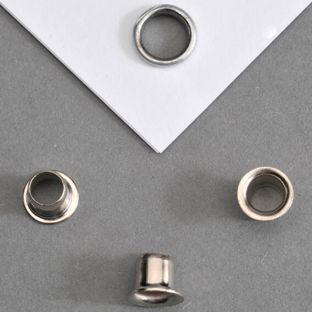 Occhielli per carta n° 25 - 4mm - 3,8mm  | nichelato 