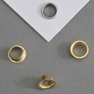 Occhielli per carta n° 8E - 5,5mm - 3,2mm  | ottonato 