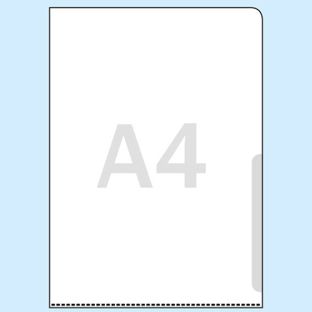 Buste a L per A4, trasparente liscio  | 160 µm