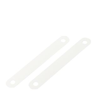 Pressino plastica, 95 x 12 mm, bianco 