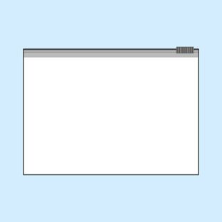 Sacchetti con chiusura a cursore, plastica PE 75 µm | 320 x 230 mm 