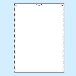 Buste protettive, 148 x 210 mm, lato corto aperto, trasparente 