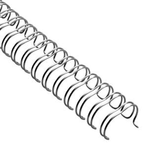 Spirali metalliche 3:1, A5 14,3 mm (9/16") | argento