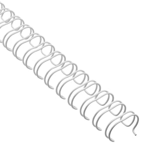 Spirali metalliche 3:1, A5 6,9 mm (1/4") | bianco