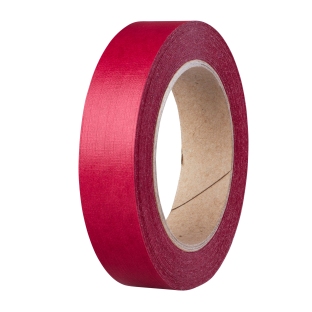 REGUtaf H3 - Nastro di rilegatura, carta a fibre speciale, ruvido finemente rosso | 25 mm