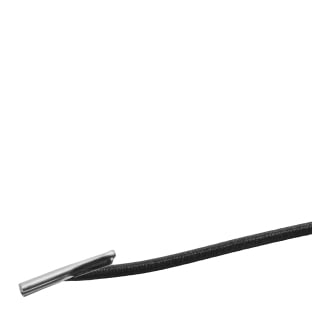 Cordino elastico 120 mm con 2 capicorda, nero, Ø 1,2 mm 