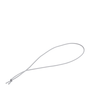 Anello elastico con nodo 90 mm | bianco