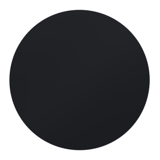 Bollini adesivi colorati impermeabile nero | 12 mm