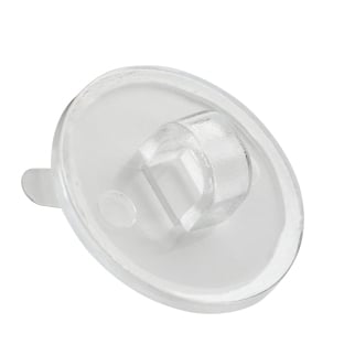 Bottoni adesivi con occhiello 20 mm | trasparente