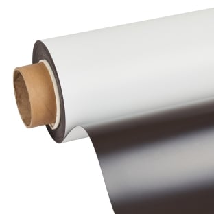 Foglio magnetico stampabile, bianco 0.6 mm | 620 mm | 15 m