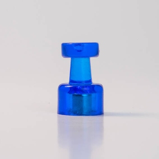 Puntine magnetiche, ø = 10 mm, 10 pezzi in set blu
