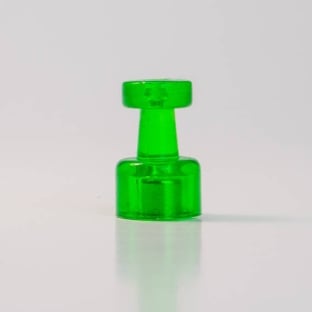 Puntine magnetiche, ø = 10 mm, 10 pezzi in set verde