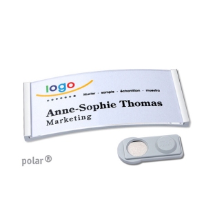 Portanomi polar® 35 Magnete smag® acciaio inox 