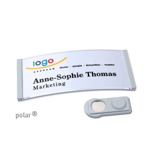 Portanomi polar® 35 Magnete smag® grigio chiaro 