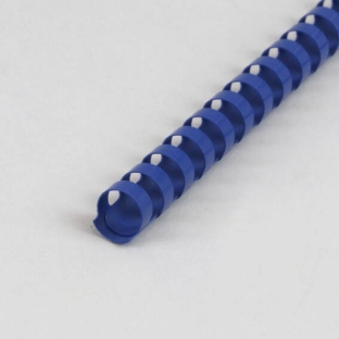 Spirali di plastica A4, tonde 16 mm | blu