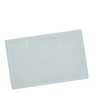 Tappetino da taglio A3, 45 x 30 cm, autorigenerante, con reticolato grigio