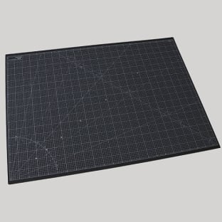 Tappetino da taglio, A0, 120 x 90 cm, autorigenerante, con reticolato nero