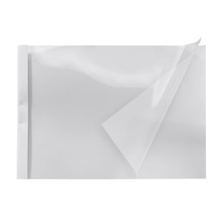 Cartellina a rilegatura termica A4, formato orizzontale, cartoncino, per un massimo di 15 fogli, bianco  1 mm