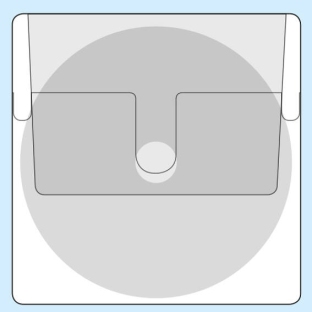 Tasche porta CD con patta di chiusura da inserire, autoadesivo, trasparente 