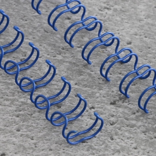 Spirali metalliche 3:1, A4 6,9 mm (1/4") | blu