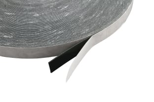 Nastro biadesivo in schiuma PE, nero, 1 mm di spessore, adesione forte, EL100-02 15 mm
