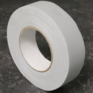 Nastro telato adesivo su un lato, nastro rinforzato grigio | 25 mm