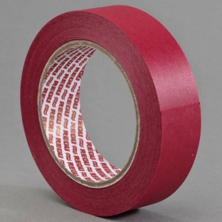 REGUtaf H3 - Nastro di rilegatura, carta a fibre speciale, ruvido finemente rosso | 19 mm