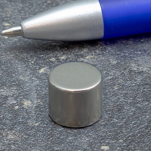 Disco magnetico al neodimio, 12 mm x 10 mm, N45 