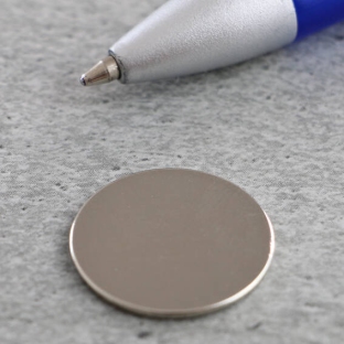 Disco magnetico al neodimio, 20 mm x 1 mm, N35 